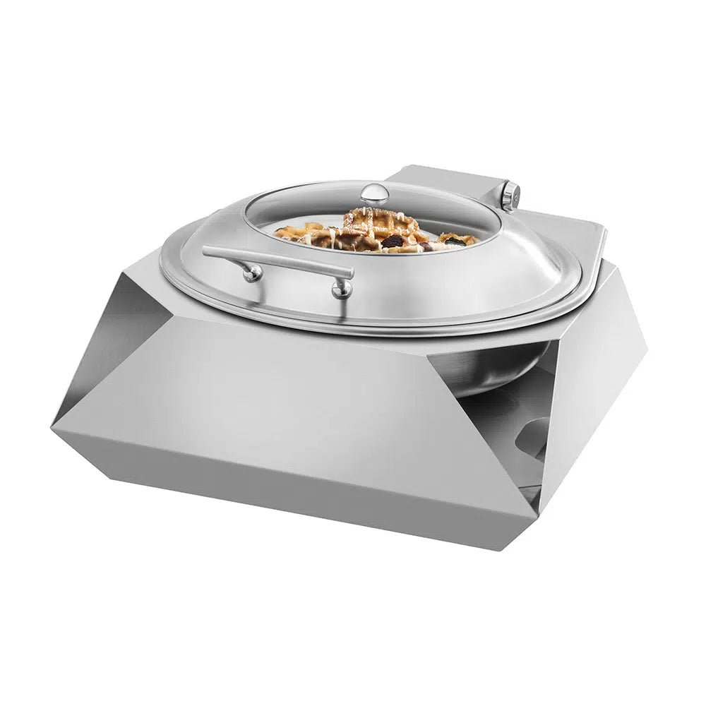 Round Diamond Multi-Chef™ Stainless Steel Frame with MULTI-CHEF™ Round Soft Closing Lid, 2pcs. per set