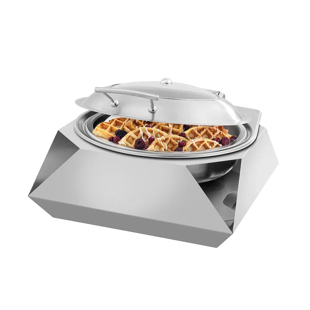 Round Diamond Multi-Chef™ Stainless Steel Frame with MULTI-CHEF™ Round Soft Closing Lid, 2pcs. per set