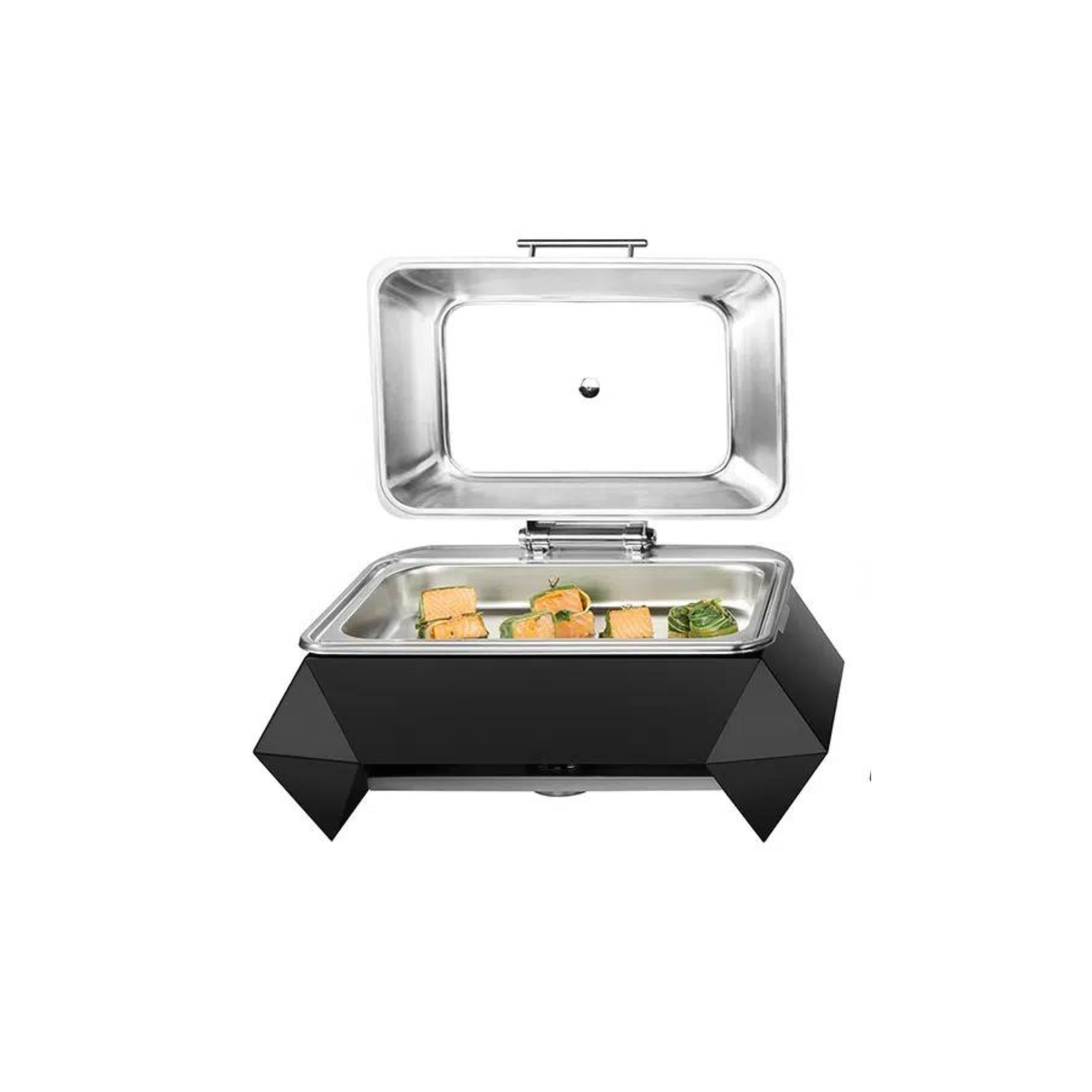 Diamond Multi-Chef™ 10” Black Chafer w/Soft Closing Lid